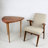 Armchair chair 300-123, design by M. Puchała beige boucle