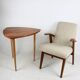 Fauteuil 300-123, design M. Puchała, beige bouclé