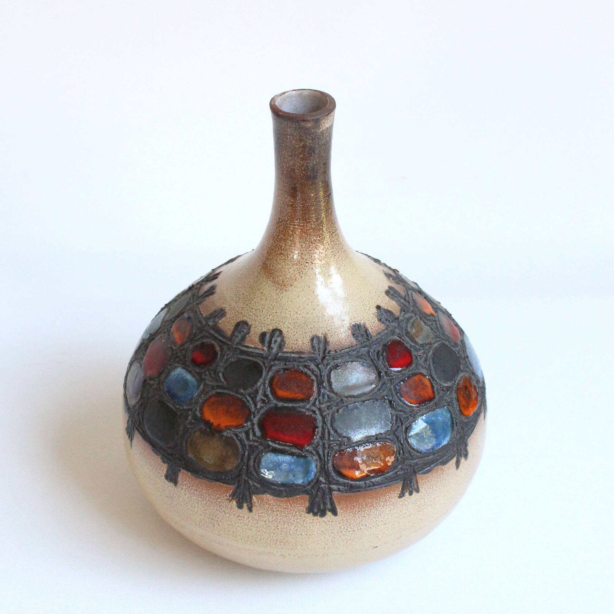 Brutalist Fig Vase 1960s - Perignem