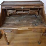 Beginning XX walnut curtain desk