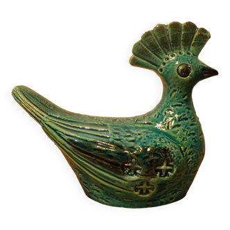Paon céramique Bitossi