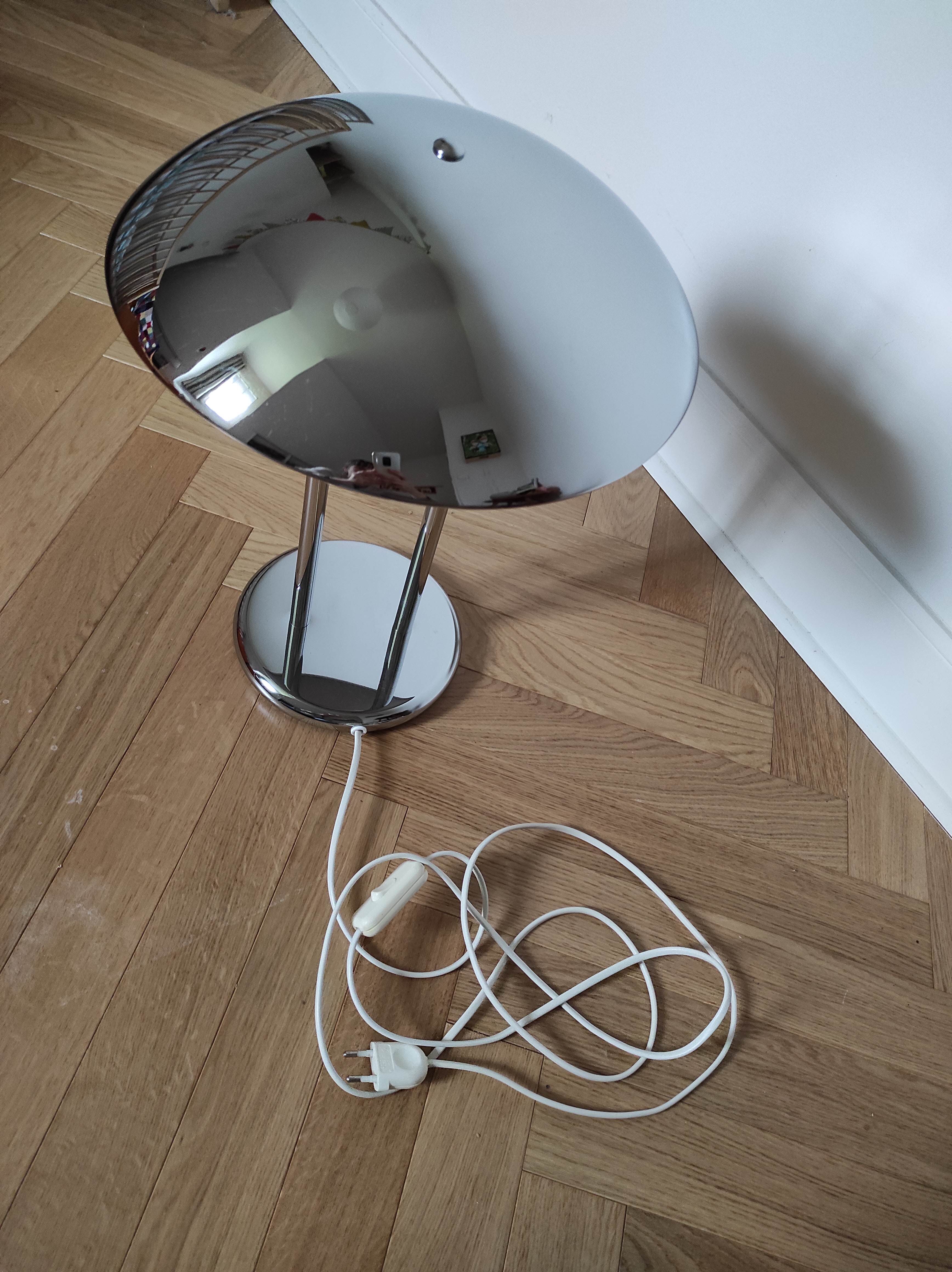 Paire de lampes champignon design Robert Sonneman 1989
