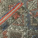 5x8 Kilim Light Blue Geometric Style Kilim Rug, 165x245Cm