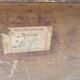 Large vintage chest old wooden trunk