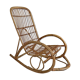 Rocking-chair in vintage rattan 60's