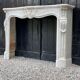Fireplace in carrara marble around 1880