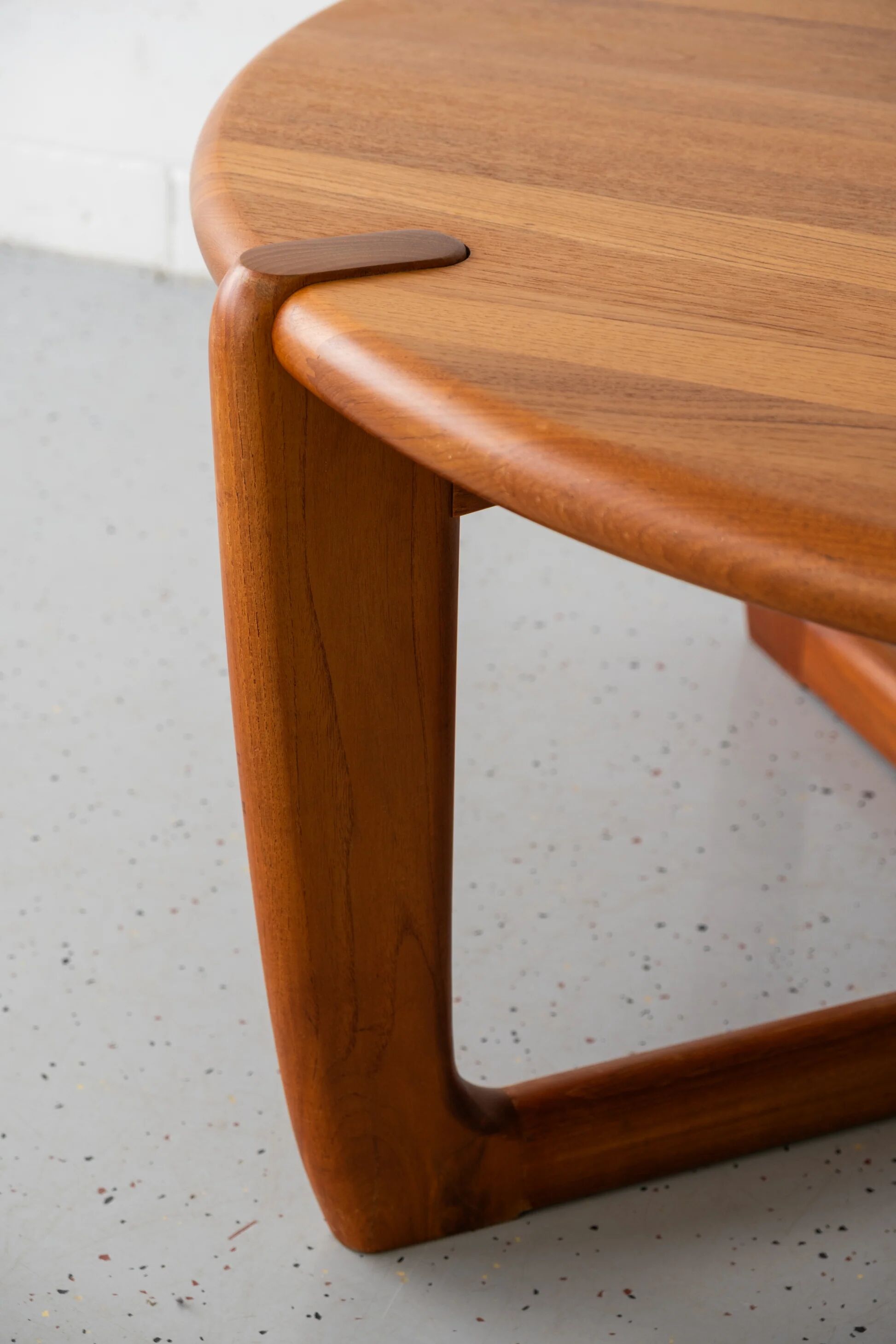 Danish solid teak coffee table