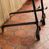 Pair of landiers, seventeenth century