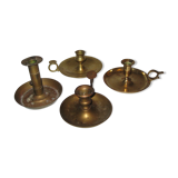 Lot of old candlesticks