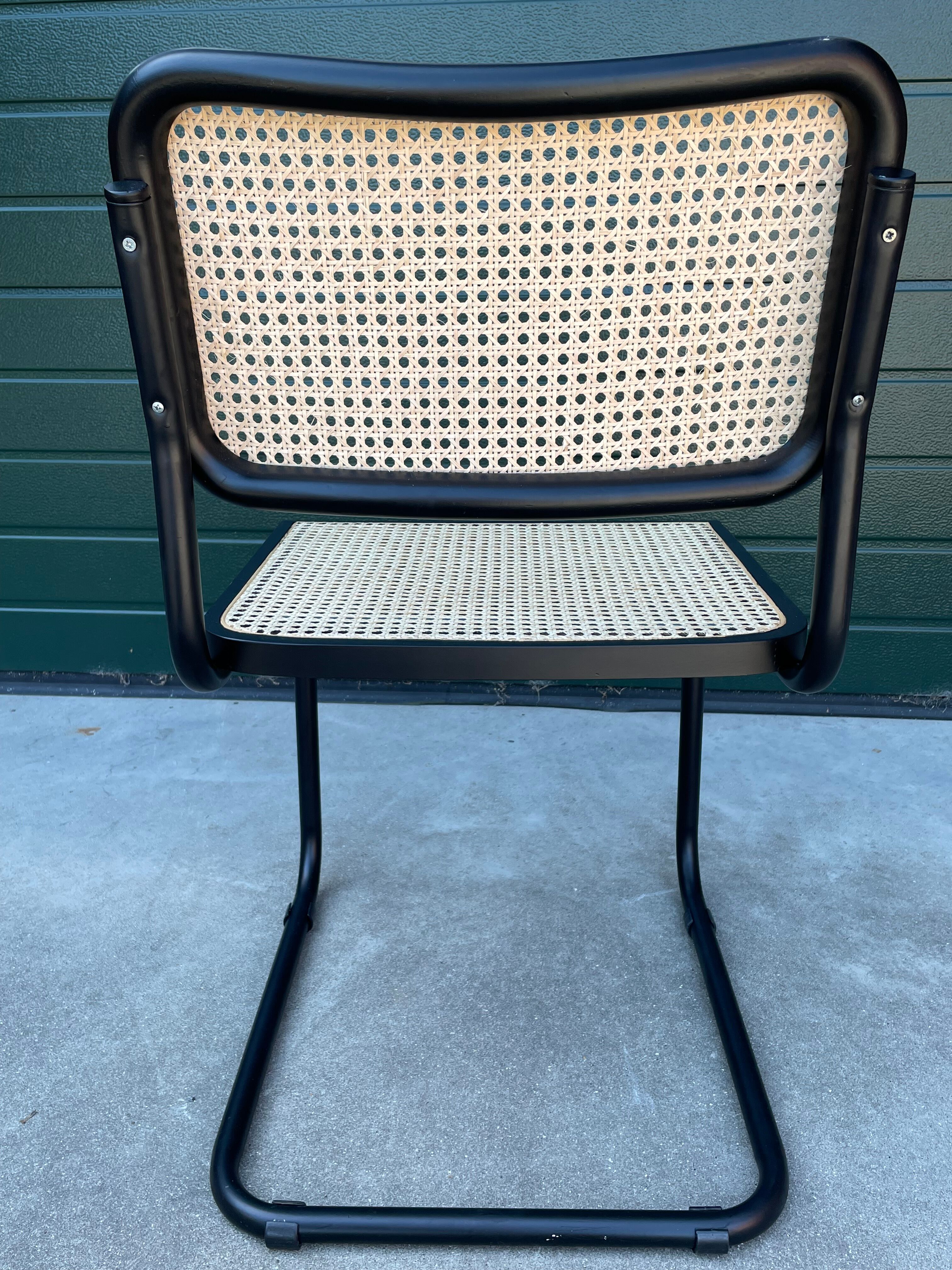 Cesca design chair b32 model in black set of four