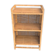 Rattan wicker shelf, 3 floors vintage 1960/70