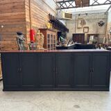 Large patinated workshop furniture