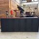 Large patinated workshop furniture