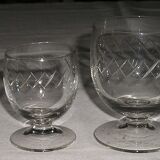 Service de verres 6 personnes années 70