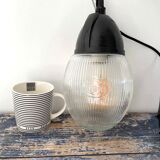 Set of two vintage industrial walkmen made of prismatic glass