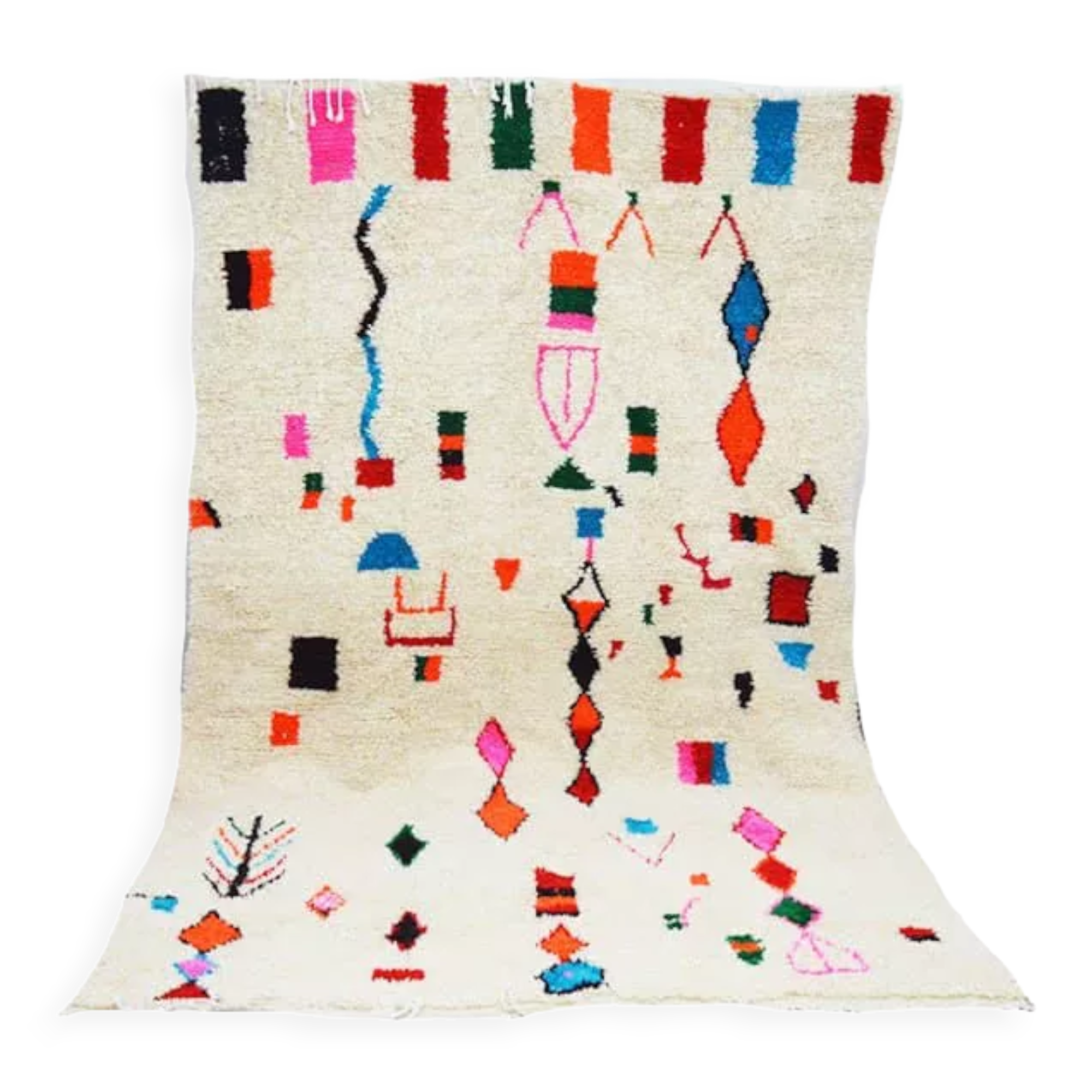 Handmade moroccan berber carpet 309 x 196 cm