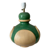 Wooden lamp base