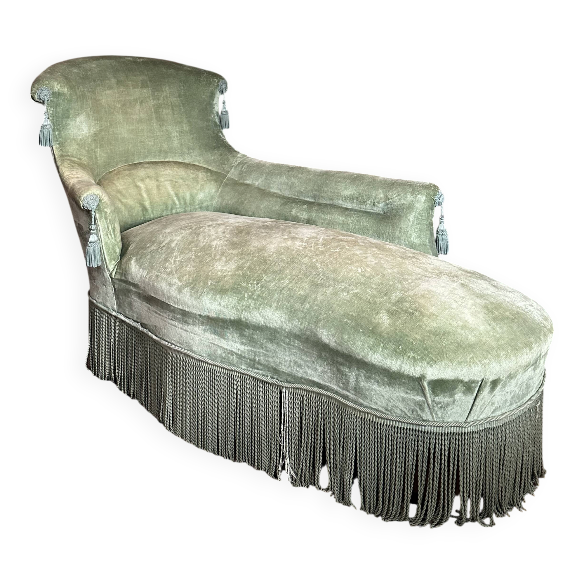 Méridienne Napoléon III velours