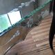 Table basse miroir biseauté