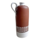 Mid Century terracotta ceramic jug vase