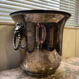 Two silver metal ice buckets hallmarked around 1900