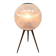 Space age tripot ball floor lamp vintage sphere