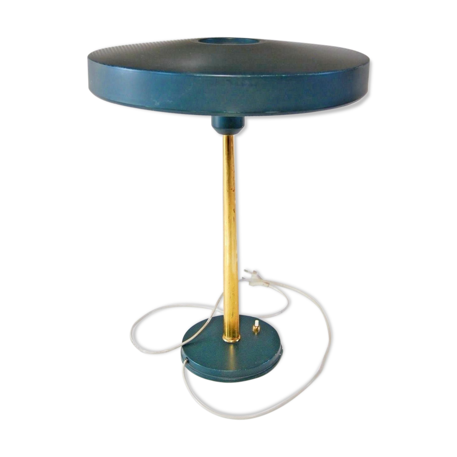 Philips table lamp metal by Louis Kalff 1960