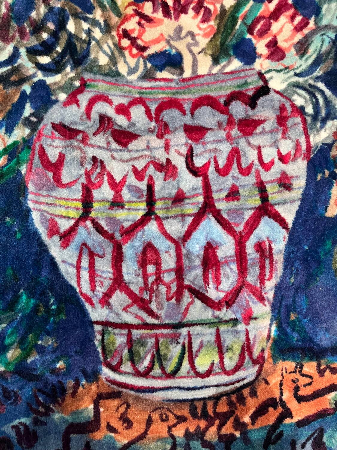 Designer floral rug Bêla Silva