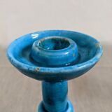 Pair of earthenware candle holders from the 60s/70s