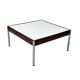 Scandinavian Coffee Table in Teak, Chrome and White Laminate, 1960s