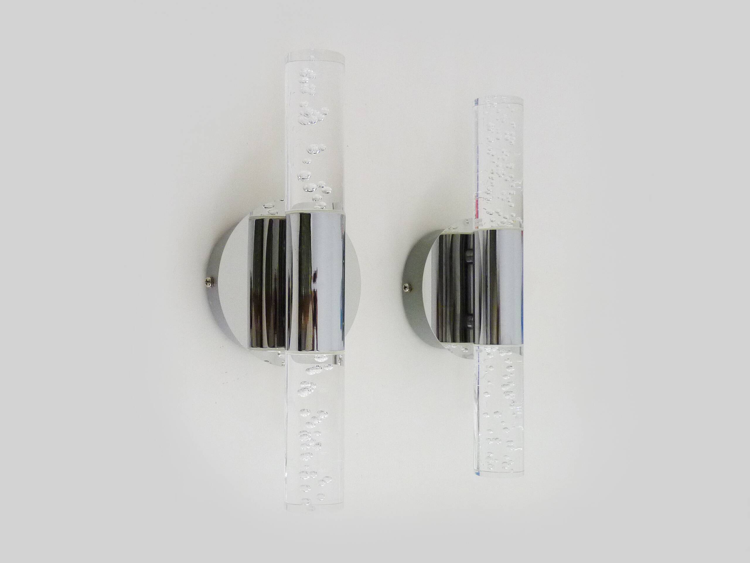 Pair of Rabalux Aphrodite double tube LED wall lights