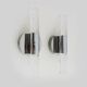 Pair of Rabalux Aphrodite double tube LED wall lights