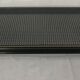Table basse Pierre Vandel verre motif cannage noir