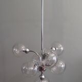 Sputnik chandelier of the 1970s by Massive Belgium