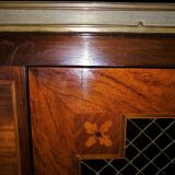 Library screen inlaid 3 doors