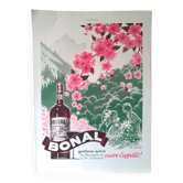 A Bonal Gentiane -quina wine paper advertisement from a 1937 magazine