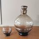 Art Deco carafe and glass set