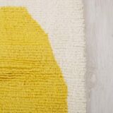 Handwoven Berber rug with traditional coloured patterns, size 1.4/2.6 m.