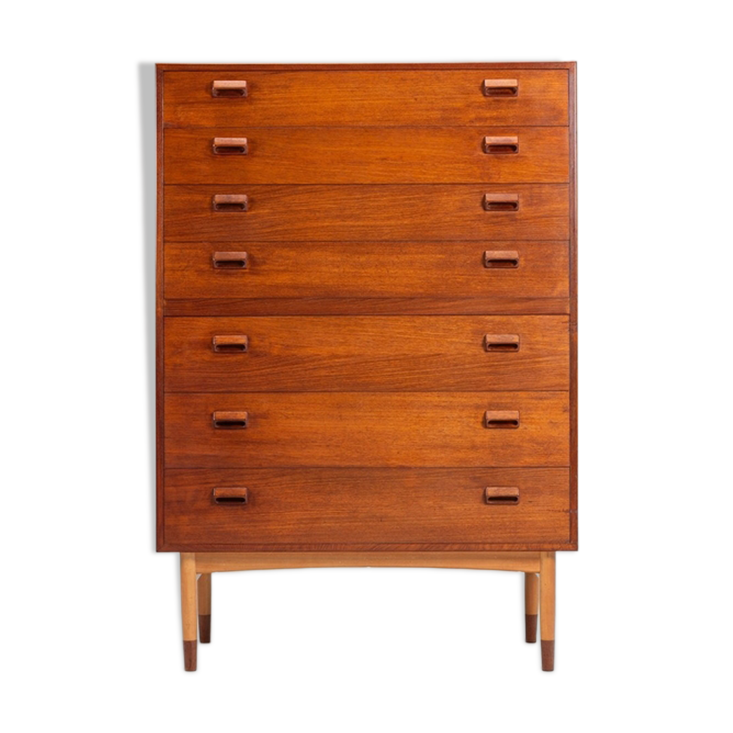 Commode Borge Mogensen en teck Soborg Mobelfabrik Danemark 1960