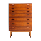 Commode Borge Mogensen en teck Soborg Mobelfabrik Danemark 1960