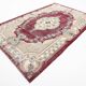 7x10 Persian Burgundy Beige Vintage Rug, 201x323Cm