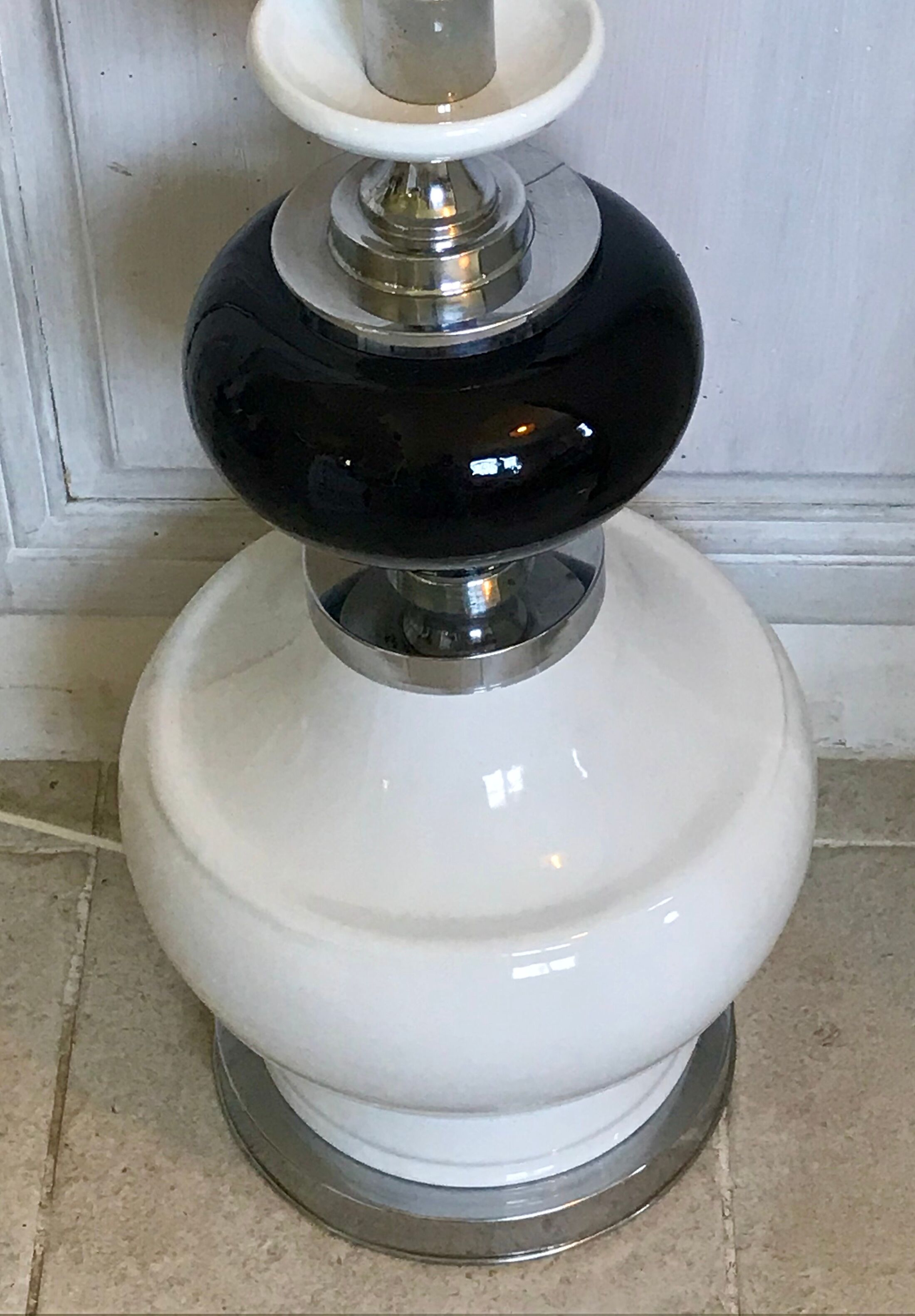 Vintage ceramic lamp  68 cm