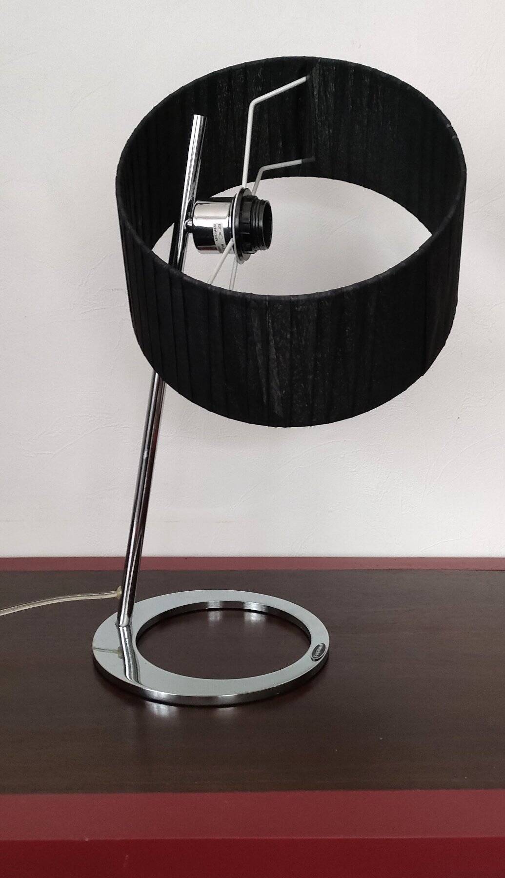 K-Lighting by Candibambu designer living room lamp - stainless steel and textile - post 2000