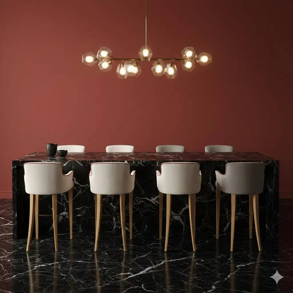 Antique stools by William Yeoward in beech and brass, England, 20th century.