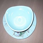 Seafood service / fish 14 pieces / PORNIC M.B.F.A Hand-painted