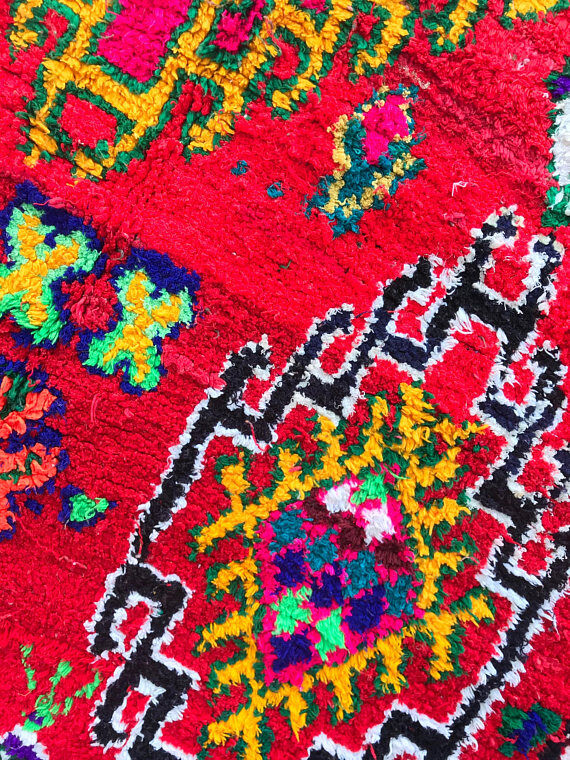 Carpet boucherouite 260 x 155 cm