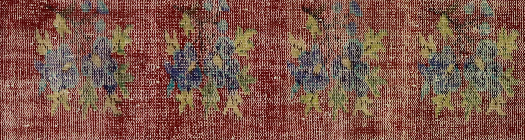 Anatolian handmade vintage rug 316 cm x 63 cm