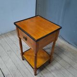 Table de chevet en merisier