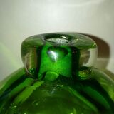 Vase en verre soufflé XXème