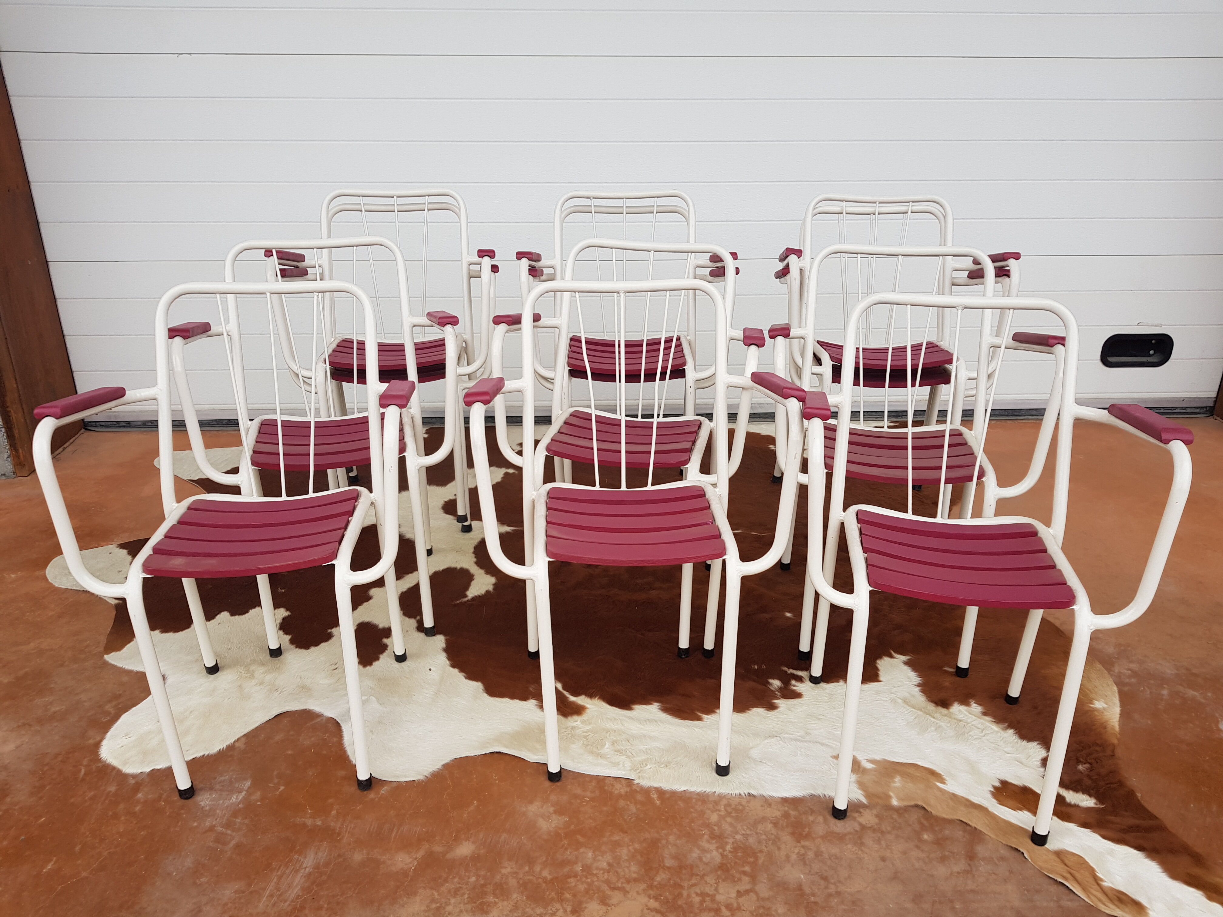 Ancient 1950s garden chairs